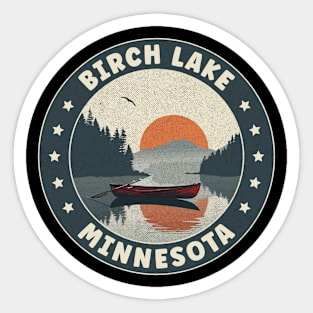 Birch Lake Minnesota Sunset Sticker